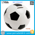 Decoración creativa Funny Football Ceramic Money Box